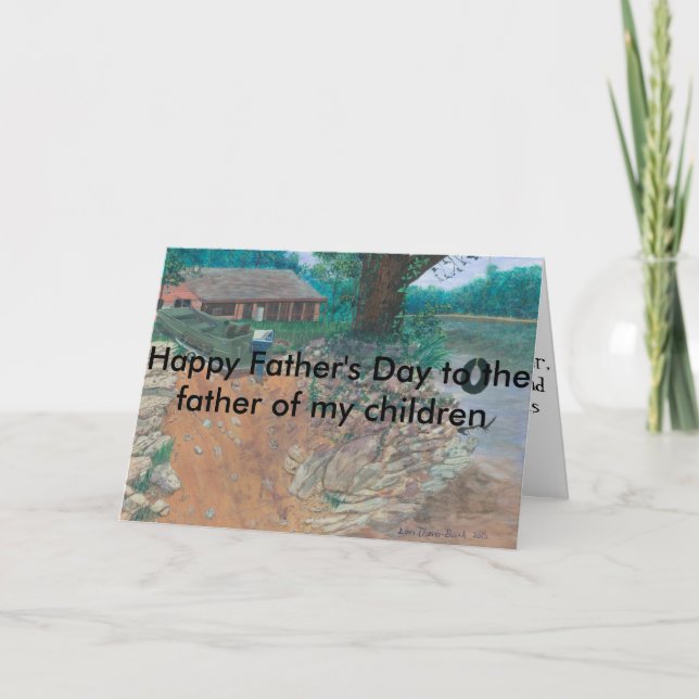 Happy Father's Day card for the father of my child (Front)