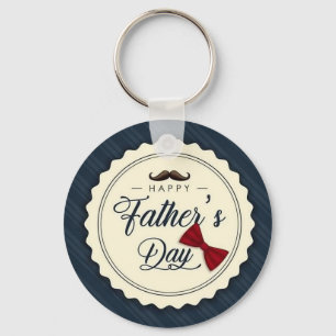 Happy father's day celebration greetings keychain