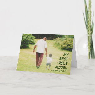 HAPPY FATHER'S DAY Christian Role Model Custom Card