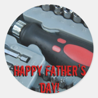 Happy Father's Day! Classic Round Sticker