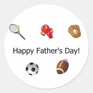 Happy Father's Day! Classic Round Sticker