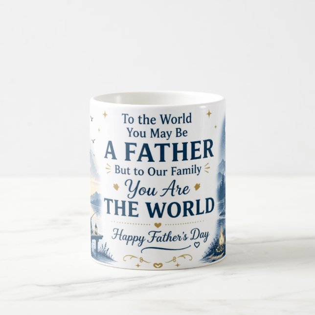 Happy Father's Day Coffee Mug (Center)