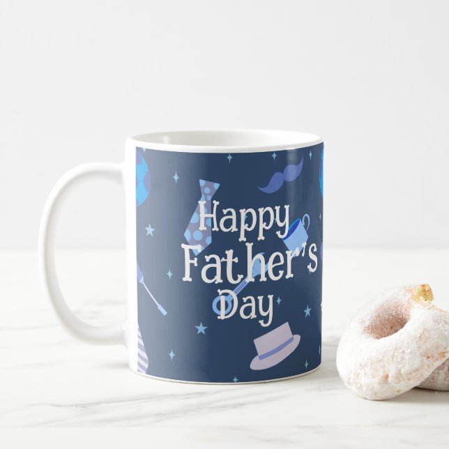 Happy Fathers day Coffee Mug (With Donut)