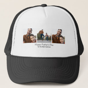 Happy Father's Day Custom Photo Mug For Dad Trucker Hat
