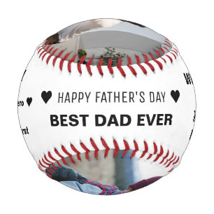 Happy Father's Day Custom Photos, Quote & Names Baseball