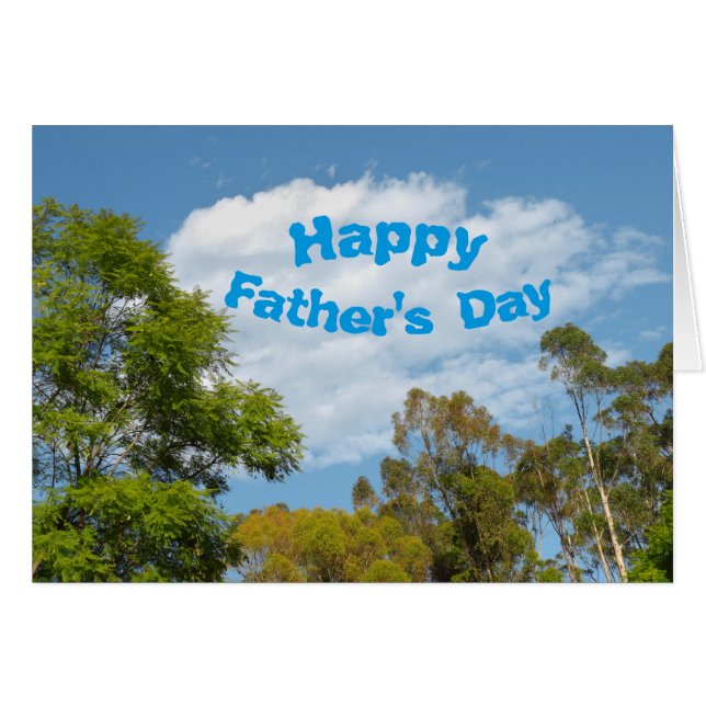 "Happy Father's Day" Customisable (Front Horizontal)