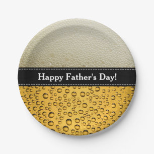 Happy Father's Day! Customize to ANY Beer Holiday Paper Plate