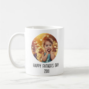 Happy Fathers Day Cute Child Photo Coffee Mug
