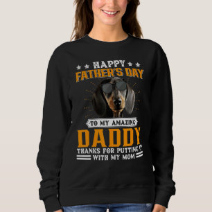 Happy Father's Day Dachshund Dog Dad For Men Sweatshirt