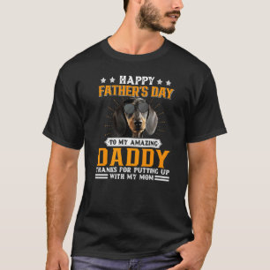 Happy Father's Day Dachshund Dog Dad For Men T-Shirt
