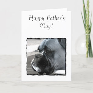 Happy Father's Day Dad Boxer Greeting Card