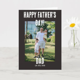 Happy Father's Day dad established Card