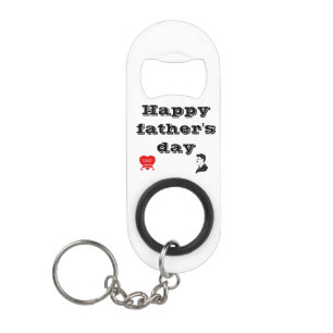 Happy father's day dad l Modern design for father Keychain Bottle Opener