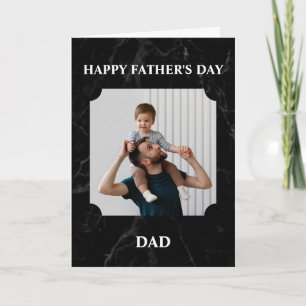 Happy Father's Day Dad Photo Custom Card