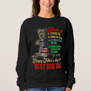 Happy Father's Day Dog Dad From Daughter Son And W Sweatshirt