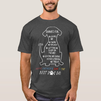 Happy Father's Day Dog Dad  T-Shirt