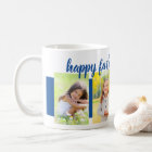 Happy Fathers Day Editable Year 4 Photo Blue
