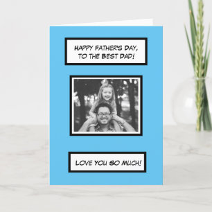 Happy Father's Day, Family Photo  Card