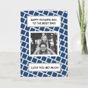 Happy Father's Day, Family Photo Card