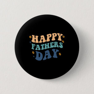 Happy Fathers Day Father's Day From Son Daughter 2 Inch Round Button