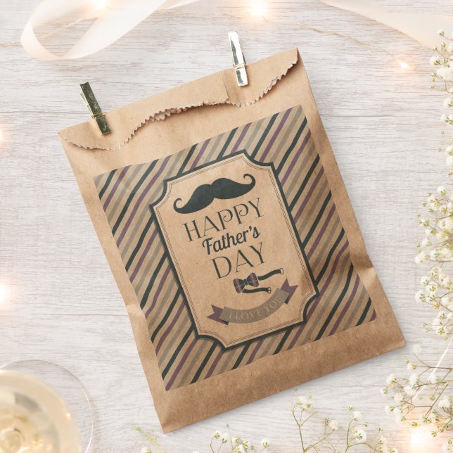 Happy Father's Day Favour Bag (Clipped)