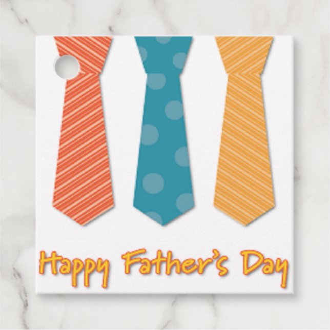happy fathers day favour tags (Front)