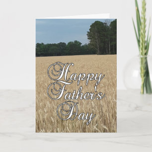 Happy Father's Day Field & Sky Card