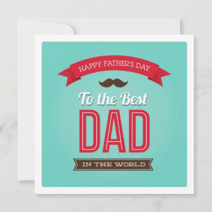 Happy Father's Day Flat Card
