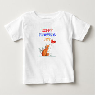 Happy Father's Day Foxes Dad Daddy Gift Fox Father Baby T-Shirt