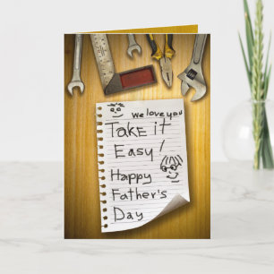 Happy Father's Day from kids Greeting Card