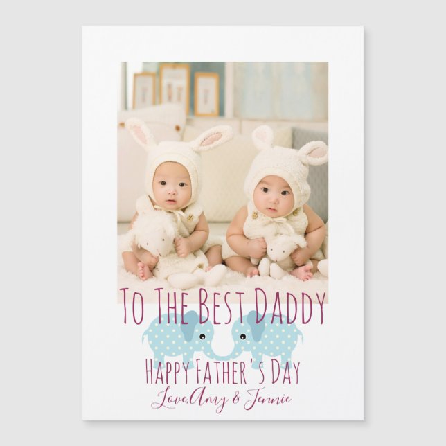 Happy Fathers Day From Twins (Front)