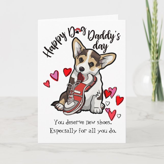 Happy Father's Day from your Corgi Dog Card (Front)