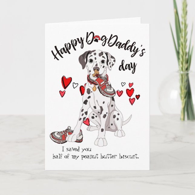 Happy Father's Day from your Dalmatian Card (Front)