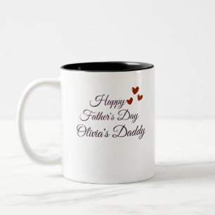 Happy Father's Day Gift for Dad 2026  Two-Tone Coffee Mug