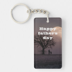 Happy father's day gift l Modern design Keychain