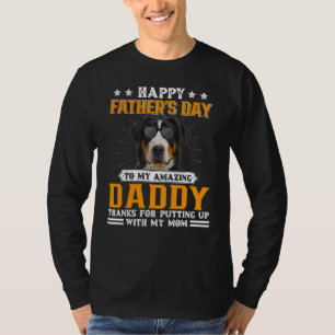 Happy Father's Day Greater Swiss Mountain Dog Dad T-Shirt