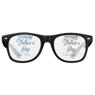 Happy father's day grey name love best Daddy ever Retro Sunglasses