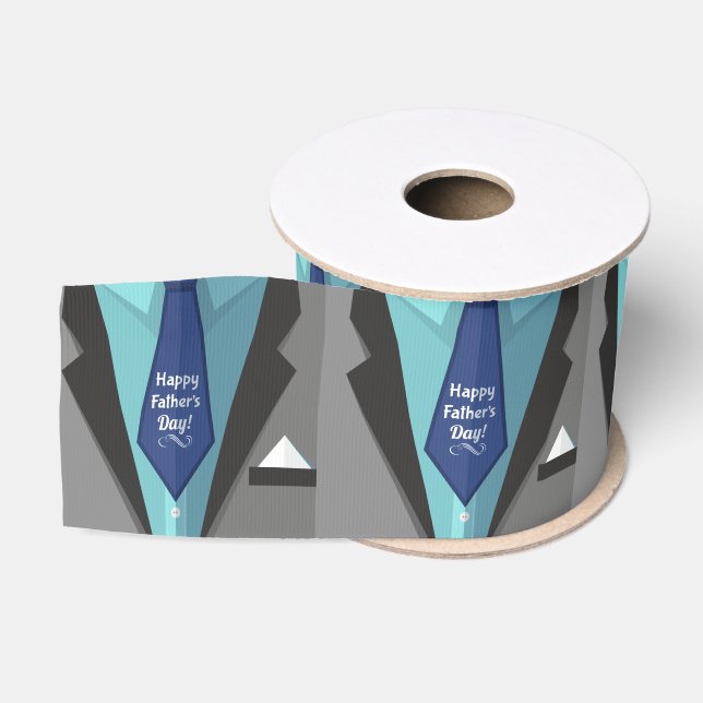 Happy Father's Day Grosgrain Ribbon (Spool)
