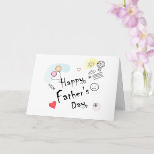 Happy Father's Day! Hand Drawn Card