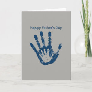 Happy Father's Day Handprint Card