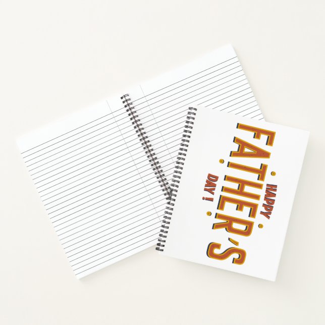 Happy Father's Day – Heartfelt Gift for the World' Notebook (Inside)
