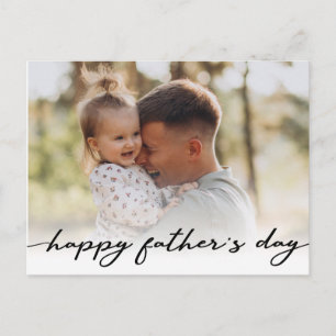 happy fathers day,holiday photo,modern calligraphy postcard