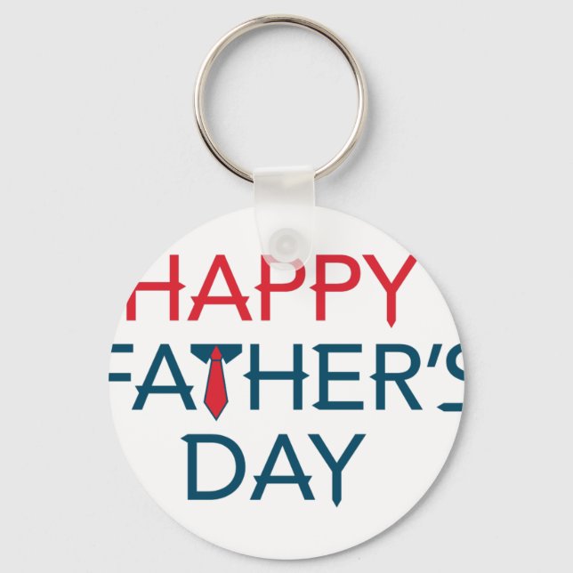 Happy Fathers Day Keychain (Front)