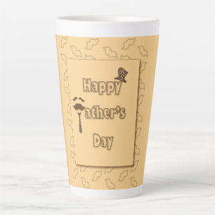 Happy Fathers Day Latte Mug