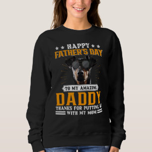 Happy Father's Day Manchester Terrier Dog Dad  For Sweatshirt