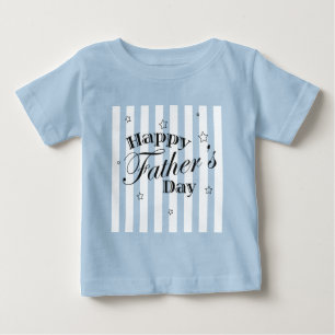 Happy Father's Day Message Baby T-Shirt