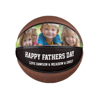 Happy Fathers Day Mini Basketball
