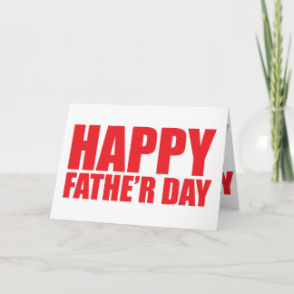 Happy Father's Day Note Card