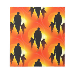 happy fathers day notepad