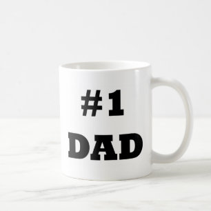 Happy Father's Day - Number 1 Dad - #1 Dad Coffee Mug